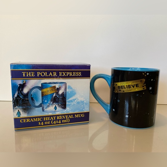 The Polar Express Mug Ceramic Heat Reveal 14 Oz New - Picture 5 of 11